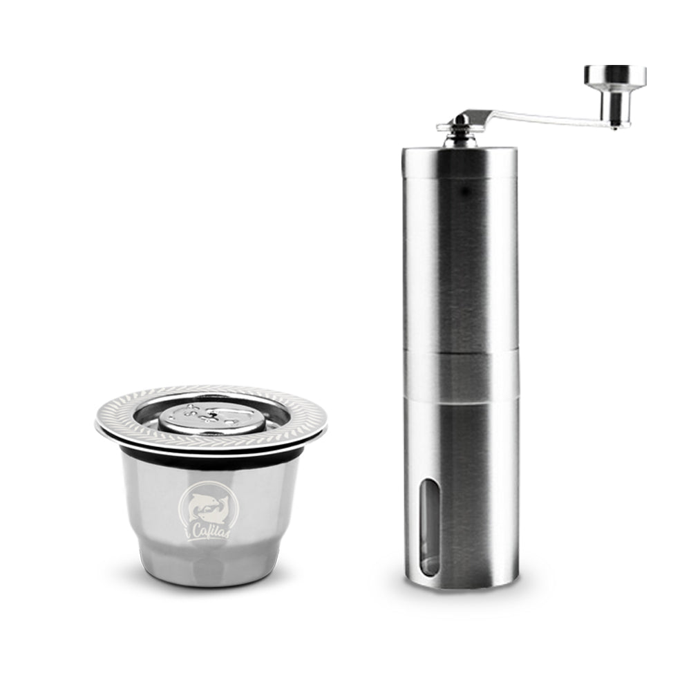 Coffee capsule square hole shell