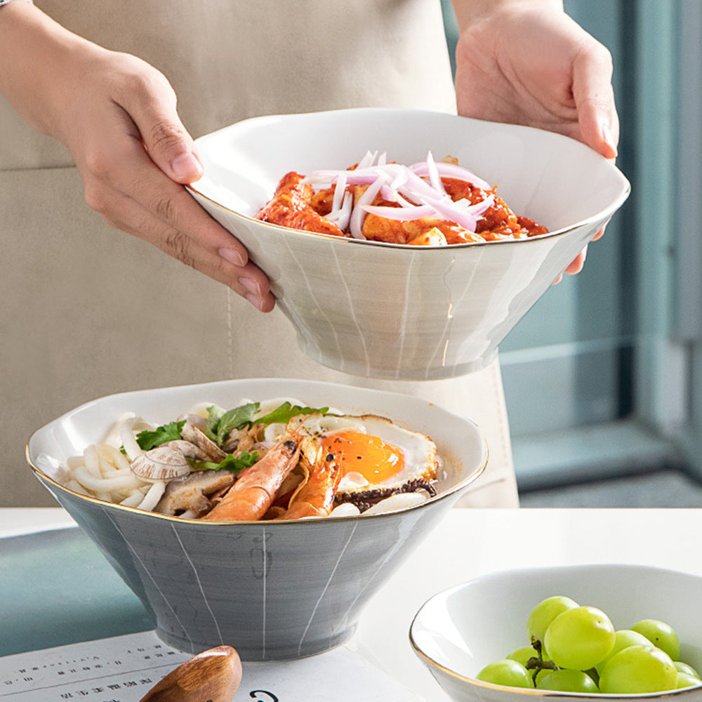 Noodle Soup Bowl Ceramic Ceremonial Tableware