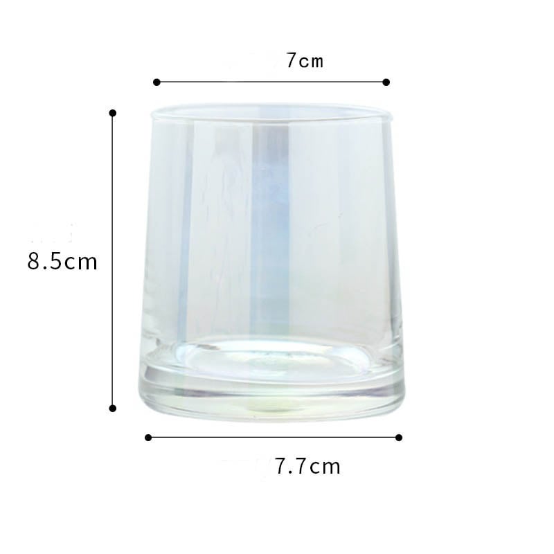 Simple Home Glass Colorful Whiskey Glass