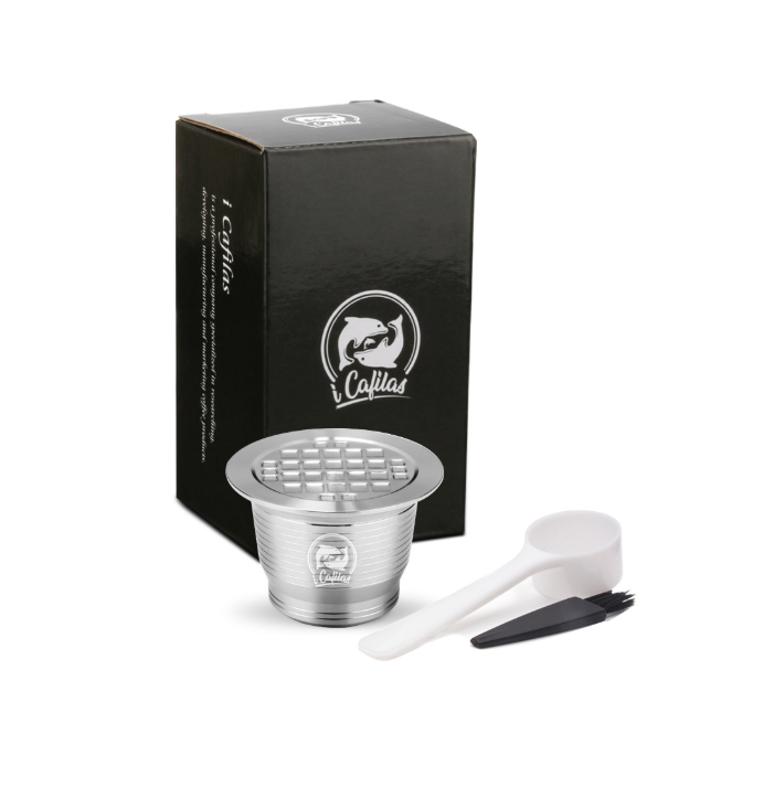 Coffee capsule square hole shell