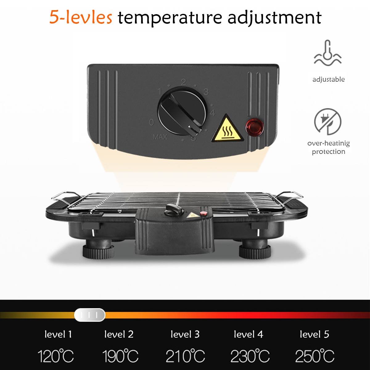 European Standard Spot Household Smokeless Electric Barbecue Grill