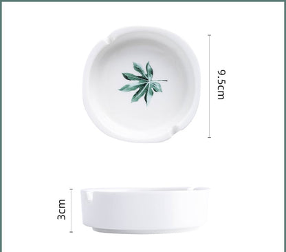 Ceramic Ashtray Custom Smoke Saucer Trend Office Ashtray