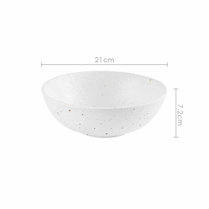 Porcelain Ceramic Bowl Dinner Plate Spoon Tableware