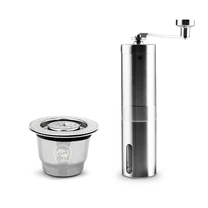 Coffee capsule square hole shell