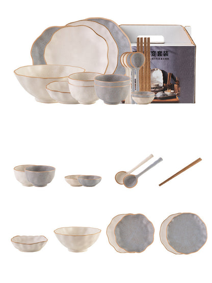 New Creative Luxury Dishes Set High Sense Of Home Use