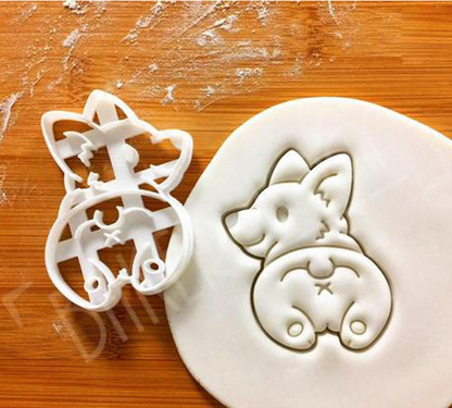 Corgi Shape Cookie Cutter Set