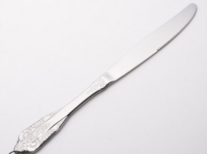 European-Style Tableware Palace Retro Carved Steak Cutlery Spoon Coffee Small Spoon Dessert Spoon Hotel Cutlery Spoon Set
