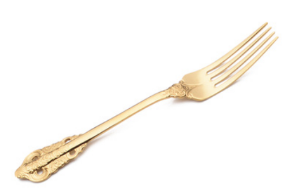 European-Style Tableware Palace Retro Carved Steak Cutlery Spoon Coffee Small Spoon Dessert Spoon Hotel Cutlery Spoon Set