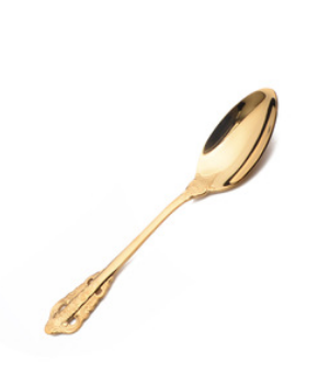 European-Style Tableware Palace Retro Carved Steak Cutlery Spoon Coffee Small Spoon Dessert Spoon Hotel Cutlery Spoon Set
