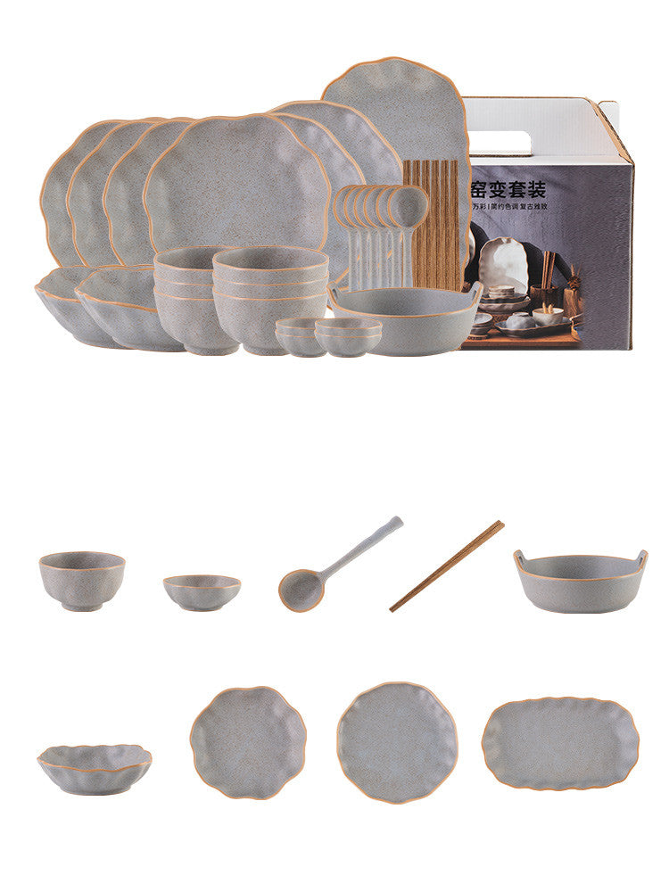 New Creative Luxury Dishes Set High Sense Of Home Use