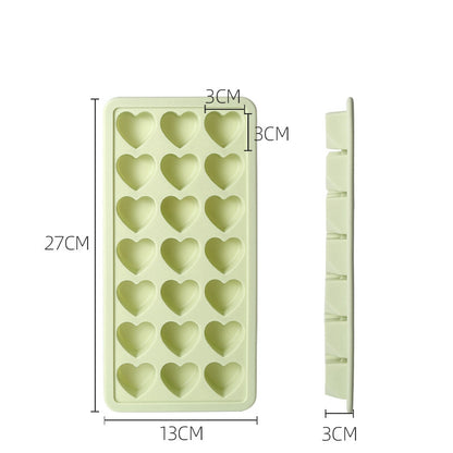 Frozen Ice Cube Mold Small Silicone Refrigerator Homemade