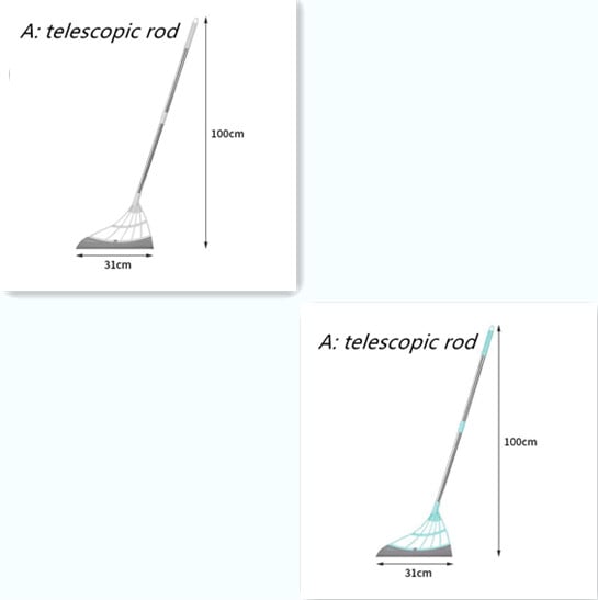 Detachable Mop Without Leaving Marks Floor Wiper Bathroom Household Cleaning Tools