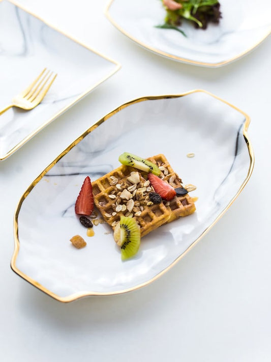 Creative Phnom Penh Marble Plate Nordic Style