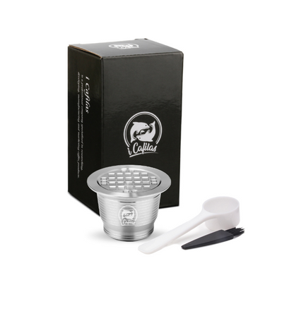 Coffee capsule square hole shell