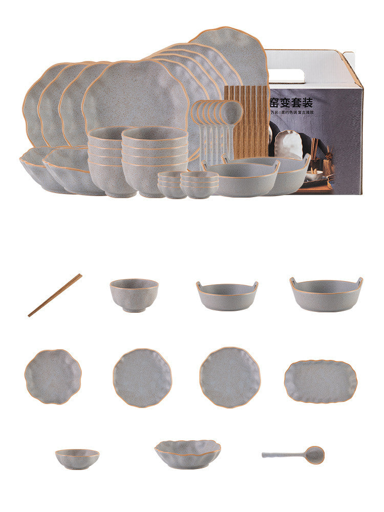 New Creative Luxury Dishes Set High Sense Of Home Use