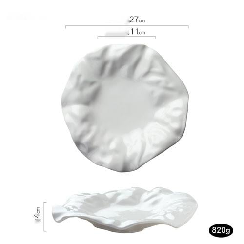 Irregular Ceramic Plates With Special-shaped Personality