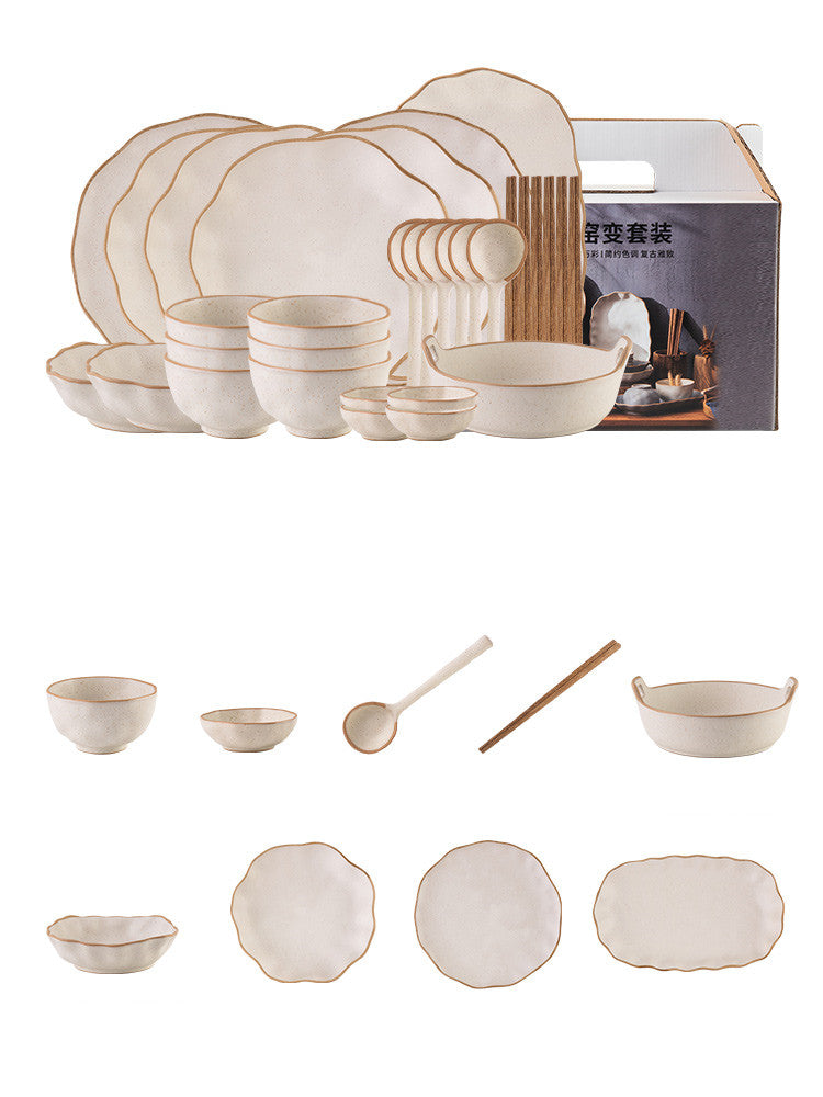 New Creative Luxury Dishes Set High Sense Of Home Use