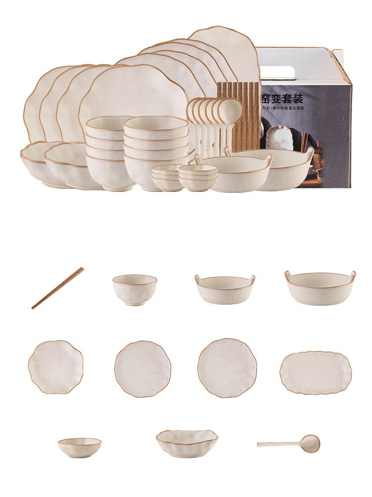 New Creative Luxury Dishes Set High Sense Of Home Use